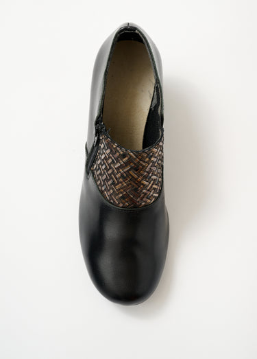 Derbies trotteurs zippés largeur confort Noir