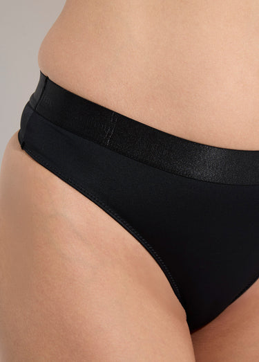 Ensemble invisible soutien gorge string Noir