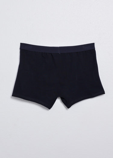 Boxer coton avec bandes logo Noir