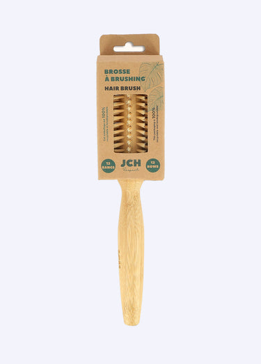 Brosse à brushing manche bambou Bois
