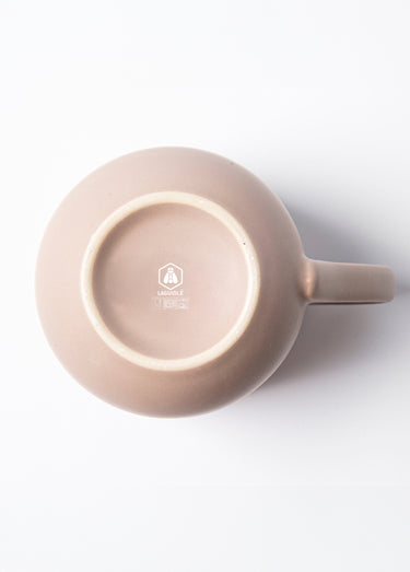 Mugs à anses grès émaillé, foncé Taupe
