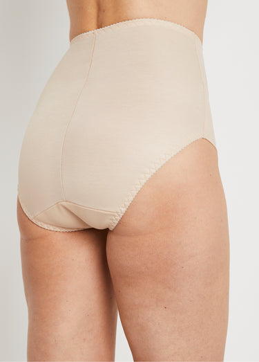 Culotte gainante taille haute Chair