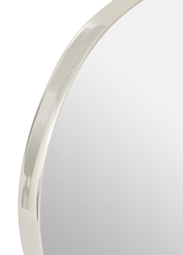 Set de 4 miroirs assortis, forme galet Blanc