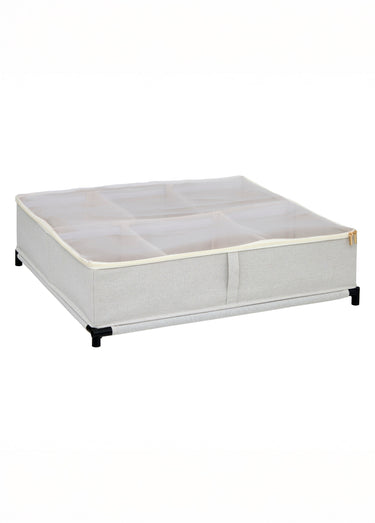 Housse de rangement à roulettes, 66x60cm Beige