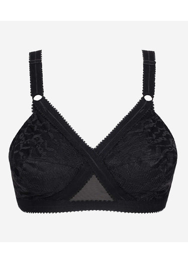 Soutien-gorge Coeur Croisé sans armatures Noir