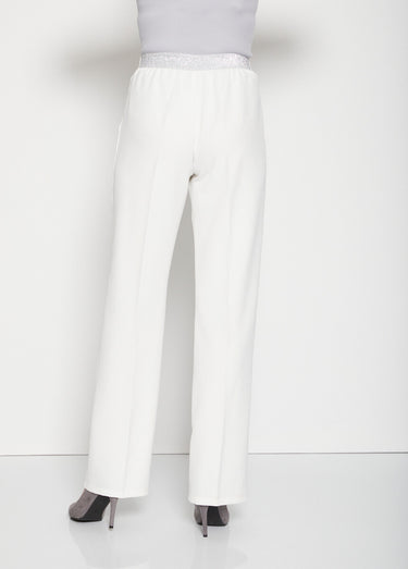 Pantalon uni large et fluide Naturel