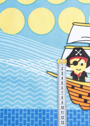 Coupon tissu ameublement kids, pirates Imprime Pirate
