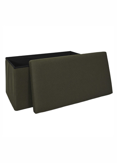 Banc coffre pliable design en mesh ATOME Kaki