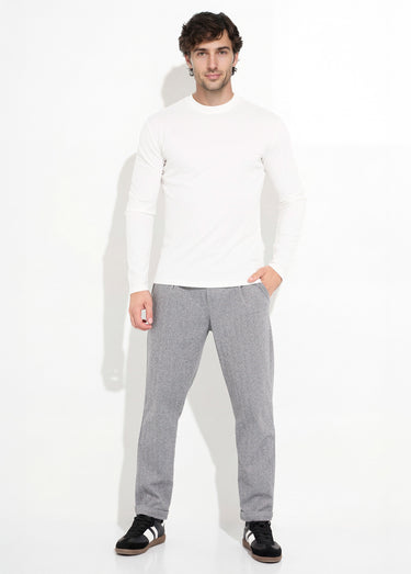 T-shirt à manches longues avec stretch Blanc