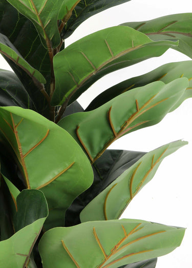 Grande plante verte artificielle en pot Vert