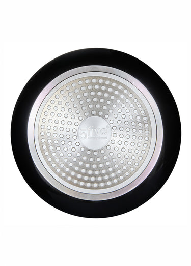 Lot 3 casseroles alu 16/18/20cm + poignée amovible Noir