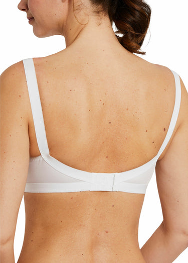 Soutien-gorge sans armatures croisé - lot de 2 Blanc Lot2