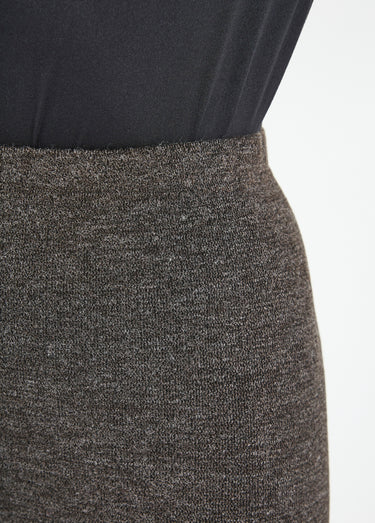 Legging long ceinture élastiqué maille chaude Gris Chine