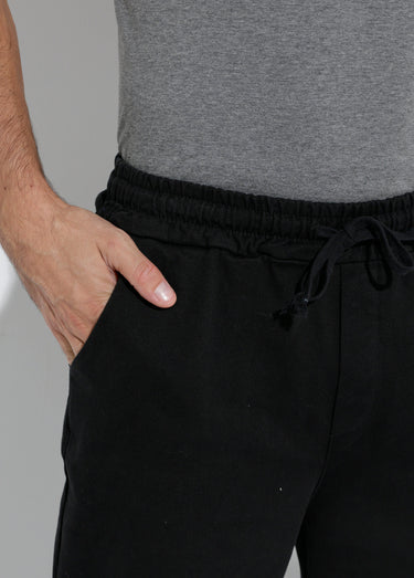 Pantalon élastiqué confort style casual Noir