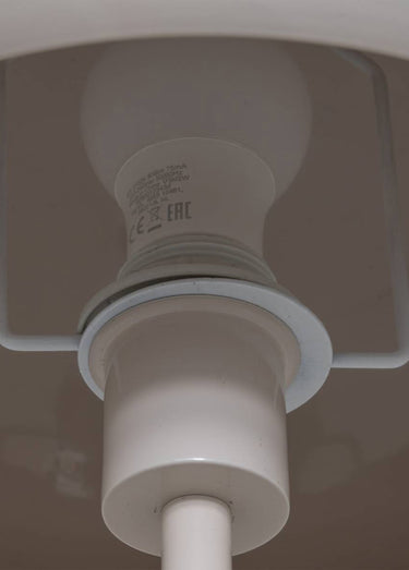 Lampadaire design en acier, Savio Blanc