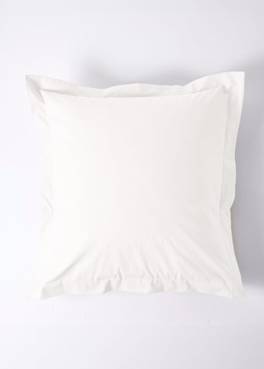 Taie d'oreiller coton unie Blanc