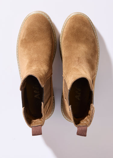 Boots Chelsea élastique fantaisie Camel