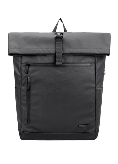 Sac à dos urbain multipoches zippé Noir