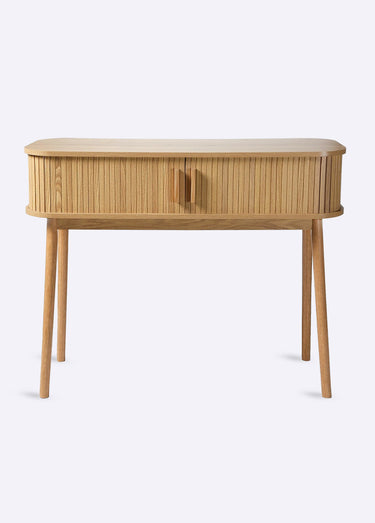 ERNEST Console portes coulissantes bois Bois Clair