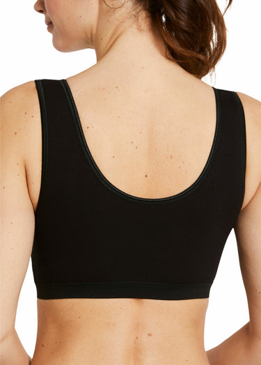 Soutien-gorge brassière dentelle extensible Noir