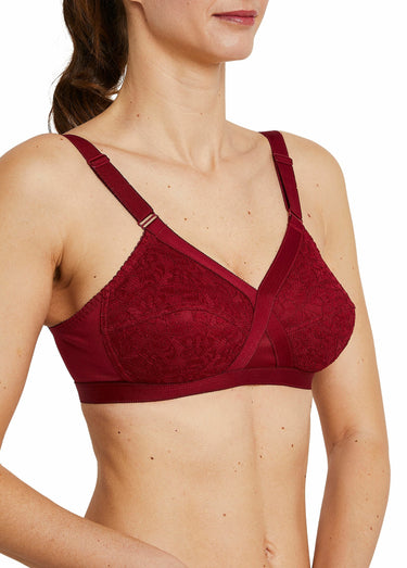 Soutien-gorge sans armatures croisé - lot de 2 Carmin Lot2