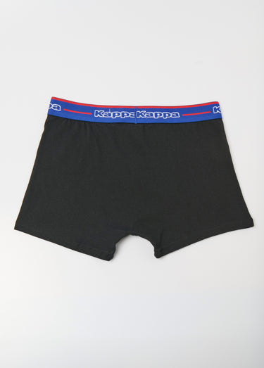 Boxer avec ceinture contrastante Bleu