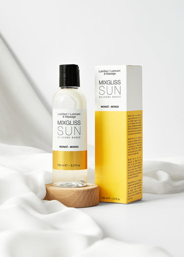 Lubrifiant silicone 2 en 1 monoï 50ml Transparent