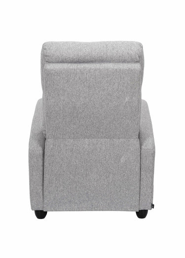 Fauteuil relax multipositions en tissu Gris Clair