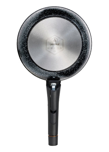 Batterie 7 pièces alu tous feux antiadhésif Cappuccino Noir