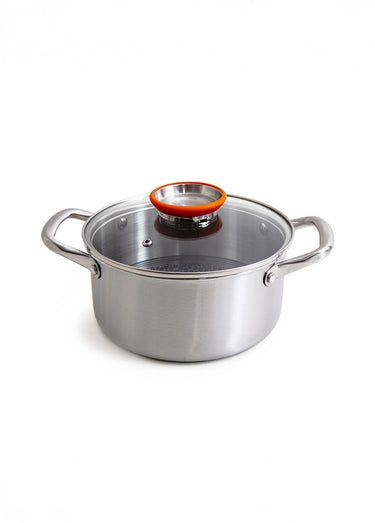 Set 10 pièces inox induction, Black Cube Gris