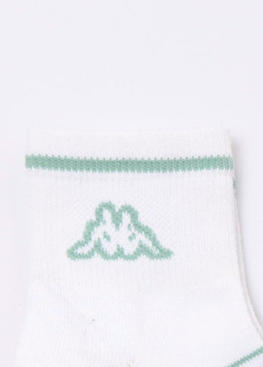 Lot de 2 Chaussettes logo, blanc Blanc Lot 2