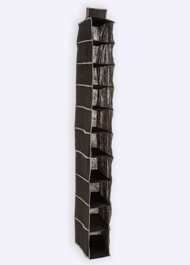Range chaussures à suspendre, foncé Noir
