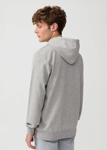 Sweat molletonné zippé à capuche Gris