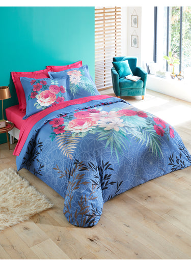 Parure housse de couette coton imprimé Imprime
