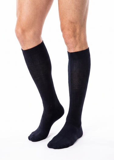Mi-bas effet massant - lot de 2 paires Marine Lot 2