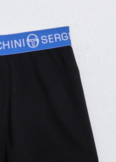 Boxer uni ceinture élastiquée flashy Noir/Bleu