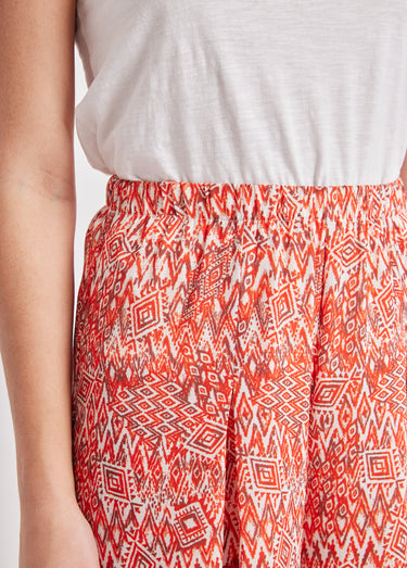 Jupe-culotte taille élastiquée ample Imp Tomette