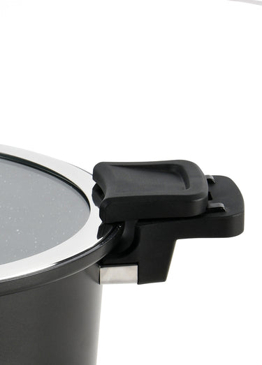 Cuiseur 28cm Temps de cuisson rapide Noir