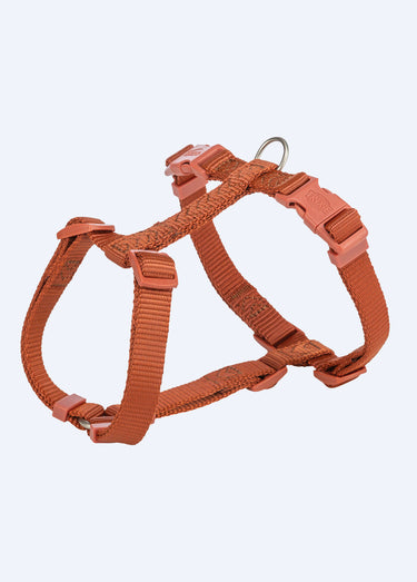 Harnais sangle Premium pour chien Rouille