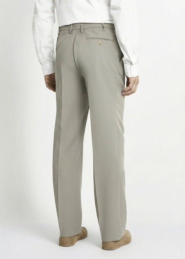 Pantalon ceinture ajustable invisible polyester Beige Fonce
