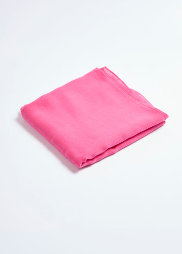 Étole paréo fluide à nouer Fuchsia