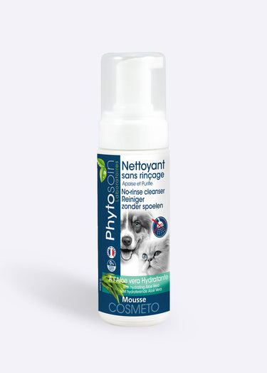 Mousse nettoyante aloe vera chien/chat Blanc