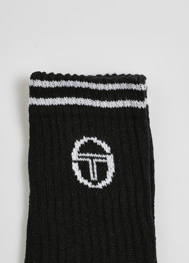 Chaussettes sport assorties avec coton Noir