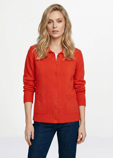 Veste gilet court épais Framboise