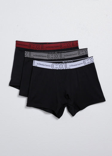 Boxers avec ceinture contrastée logo Assortis Noir