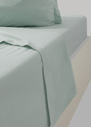 Drap uni en flanelle épaisse pur coton Vert