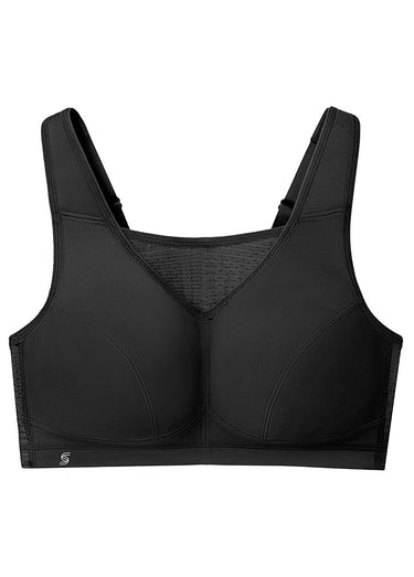 Brassière Sport spécial Grande taille Noir