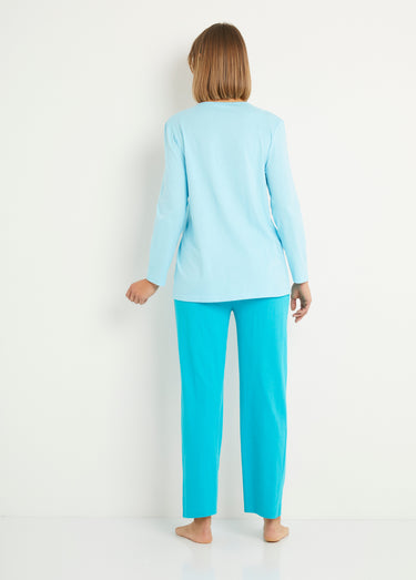 Pyjama taille élastiquée coton uni - lot de 2 Assortis Lot2