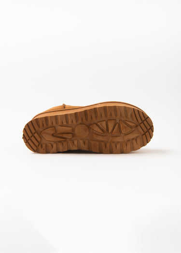 Boots fourrées chaudes façon suédine Camel
