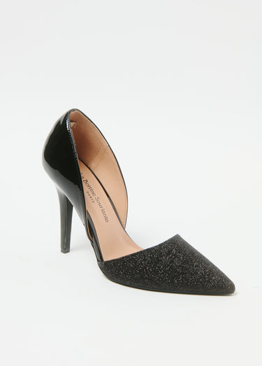 Escarpins chic pailletés Noir